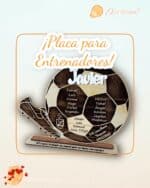 ENTRENADOR-PLACA-ALUMNO-PROFE-FUTBOL-BALONCESTO-QUE-TIERNO-CANARIAS-LAS-PALMAS