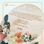 PLACA DE RECUERDO CIRCULAR DE MADERA PERSONALIZADA BODA QUETIERNO LAS PALMAS CANARIAS (1)