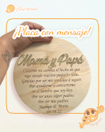 PLACA DE RECUERDO CIRCULAR DE MADERA PERSONALIZADA BODA QUETIERNO LAS PALMAS CANARIAS (1)