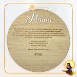 PLACA DE RECUERDO CIRCULAR DE MADERA PERSONALIZADA BODA QUETIERNO LAS PALMAS CANARIAS (1)