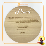 PLACA DE RECUERDO CIRCULAR DE MADERA PERSONALIZADA BODA QUETIERNO LAS PALMAS CANARIAS (1)