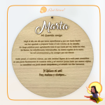 PLACA DE RECUERDO CIRCULAR DE MADERA PERSONALIZADA BODA QUETIERNO LAS PALMAS CANARIAS (1)