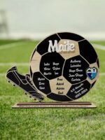 PLACA-ENTRENADOR-TROFEO-FUTBOL-BALONCESTO-VOLEIBOL-DEPORTE-CANARIAS-QUE-TIERNO-LAS-PALMAS-MADERA-PERSONALIZADO-FIN-DE-CURSO-TEMPORADA