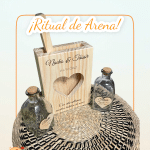 RITUAL DE ARENA MADERA MACIZA PINO QUE TIERNO CANARIAS LAS PALMAS PERSONALIZADO