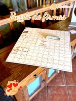 PUZZLE LIBRO DE FIRMAS CANARIAS MADERA QUE TIERNO LAS PALMAS