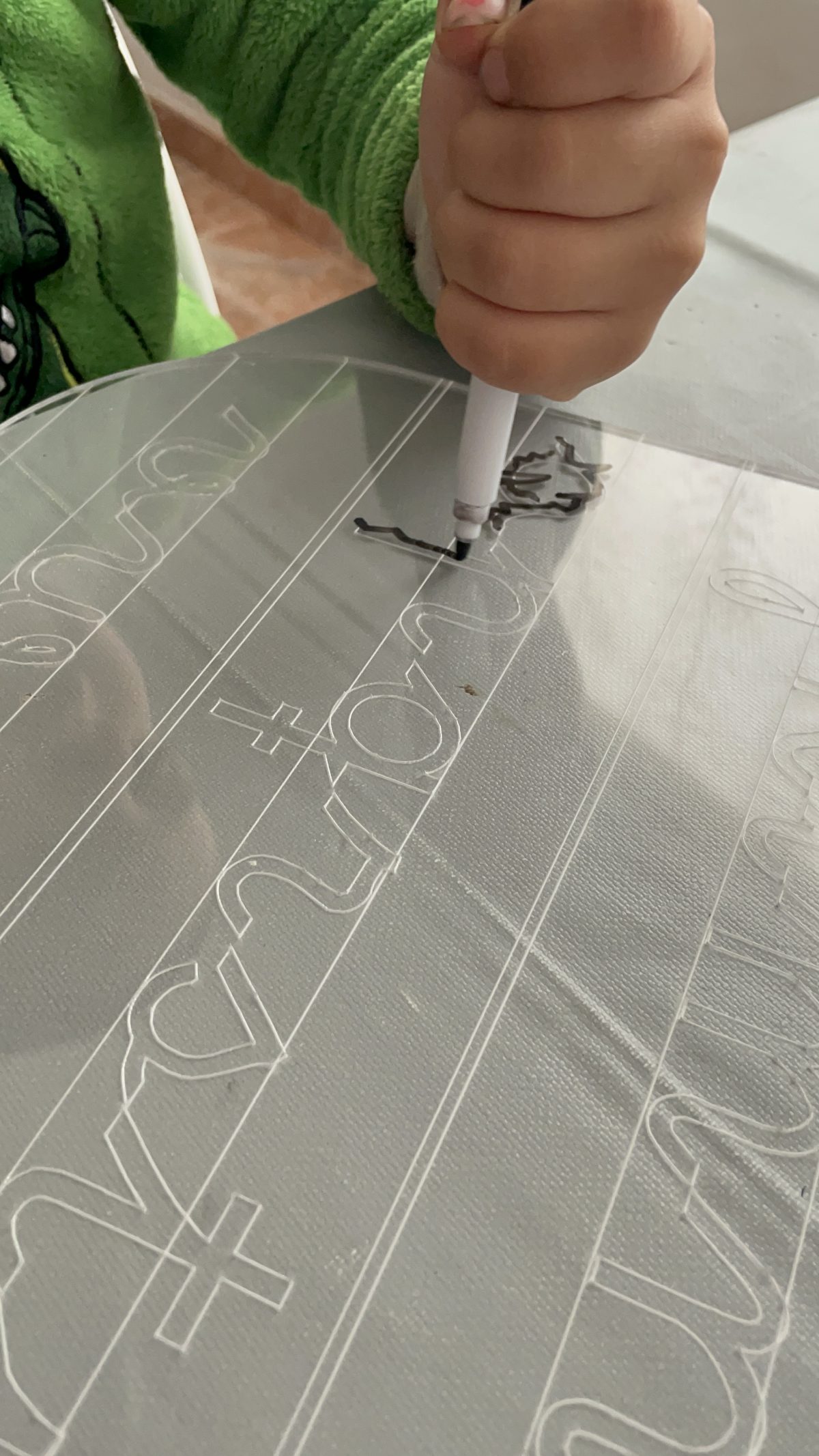 PIZARRA GRAFOMOTRICIDAD APRENDE A ESCRIBIR LECTOESCRITURA QUE TIERNO LAS PALMAS CANARIAS TROFAST FLISAT