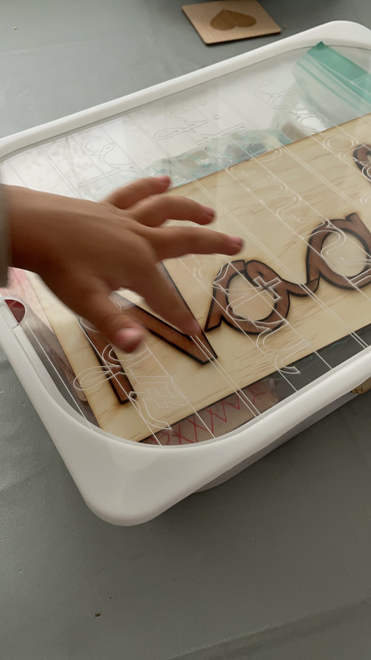 PIZARRA GRAFOMOTRICIDAD APRENDE A ESCRIBIR LECTOESCRITURA QUE TIERNO LAS PALMAS CANARIAS TROFAST FLISAT