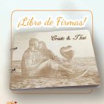LIBRO DE FIRMAS CON FOTOGRAFIA PERSONALIZADO BODA COMUNIÓN BAUTIZO QUE TIERNO LAS PALMAS CANARIAS