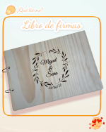 LIBRO DE FIRMAS CON FOTOGRAFIA PERSONALIZADO BODA COMUNIÓN BAUTIZO QUE TIERNO LAS PALMAS CANARIAS