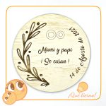 PLACA PARA ALIANZAS QUE TIERNO CANARIAS BODAS LAS PALMAS PERSONALIZADA (1)