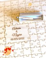 PUZZLE LIBRO DE FIRMAS DE MADERA QUE TIERNO CANARIAS LAS PALMAS PERSONALIZADO BODAS COMUNIONES