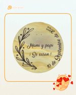 PLACA PARA ALIANZAS QUE TIERNO CANARIAS BODAS LAS PALMAS PERSONALIZADA (1)