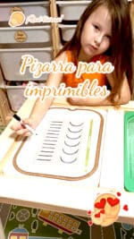 PIZARRA PARA IMPRIMIBLES TROFAST FLISAT IKEA CANARIAS MESA DE LUZ