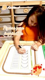 PIZARRA PARA IMPRIMIBLES TROFAST FLISAT IKEA CANARIAS MESA DE LUZ