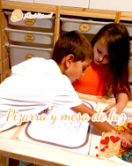 PIZARRA PARA IMPRIMIBLES TROFAST FLISAT IKEA CANARIAS MESA DE LUZ