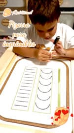 PIZARRA PARA IMPRIMIBLES TROFAST FLISAT IKEA CANARIAS MESA DE LUZ