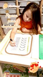 PIZARRA PARA IMPRIMIBLES TROFAST FLISAT IKEA CANARIAS MESA DE LUZ