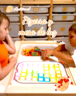 PIZARRA PARA IMPRIMIBLES TROFAST FLISAT IKEA CANARIAS MESA DE LUZ