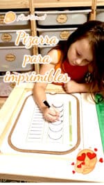 PIZARRA PARA IMPRIMIBLES TROFAST FLISAT IKEA CANARIAS MESA DE LUZ