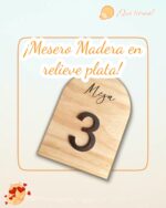MESERO MADERA RELIEVE