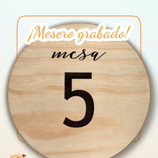 MESERO GRABADO