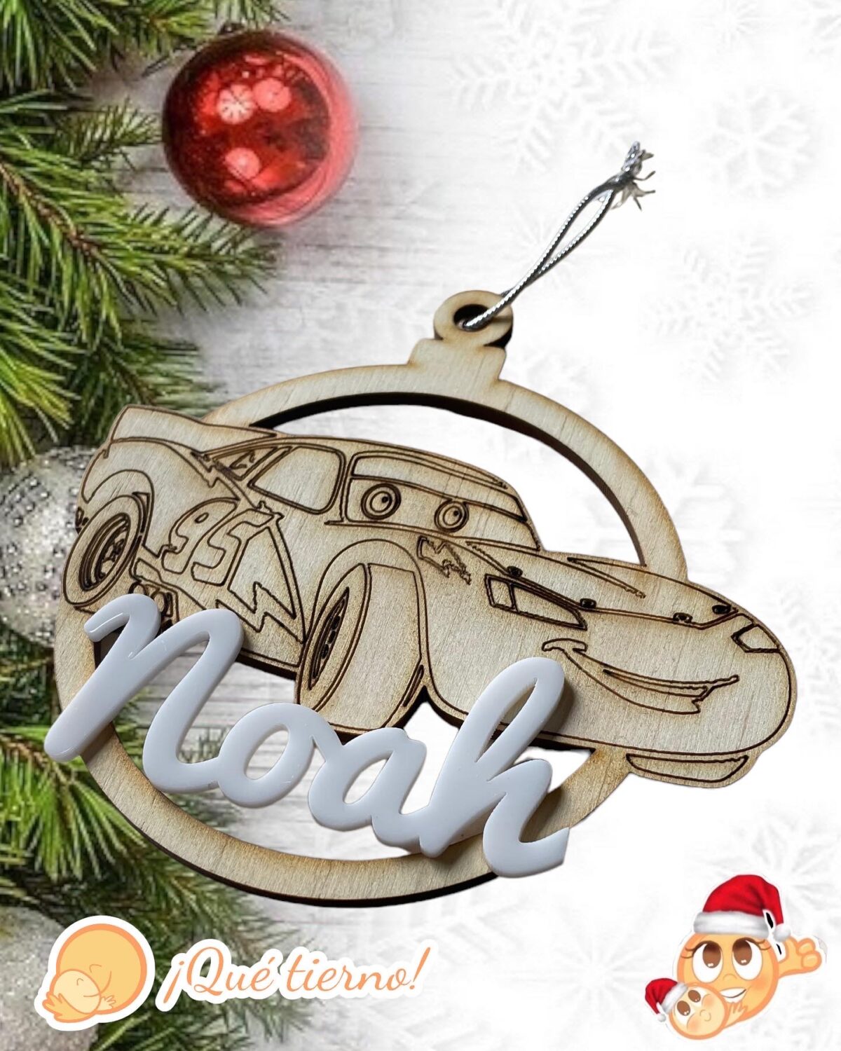 BOLA CARS NAVIDAD QUE TIERNO PERSONALIZADA CANARIAS LAS PALMAS (2) BOLAS NAVIDAD QUE TIERNO PERSONALIZADA CANARIAS LAS PALMAS