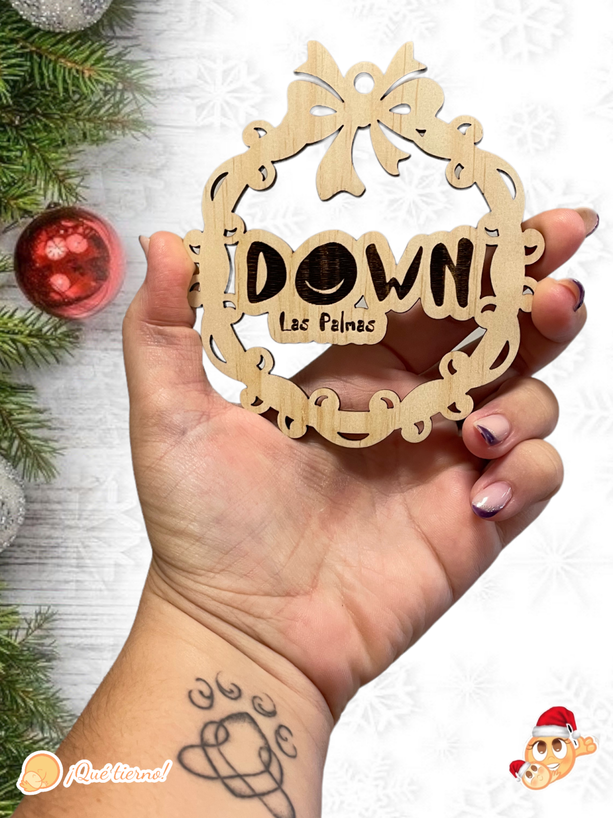 BOLAS NAVIDAD QUE TIERNO PERSONALIZADA CANARIAS LAS PALMAS