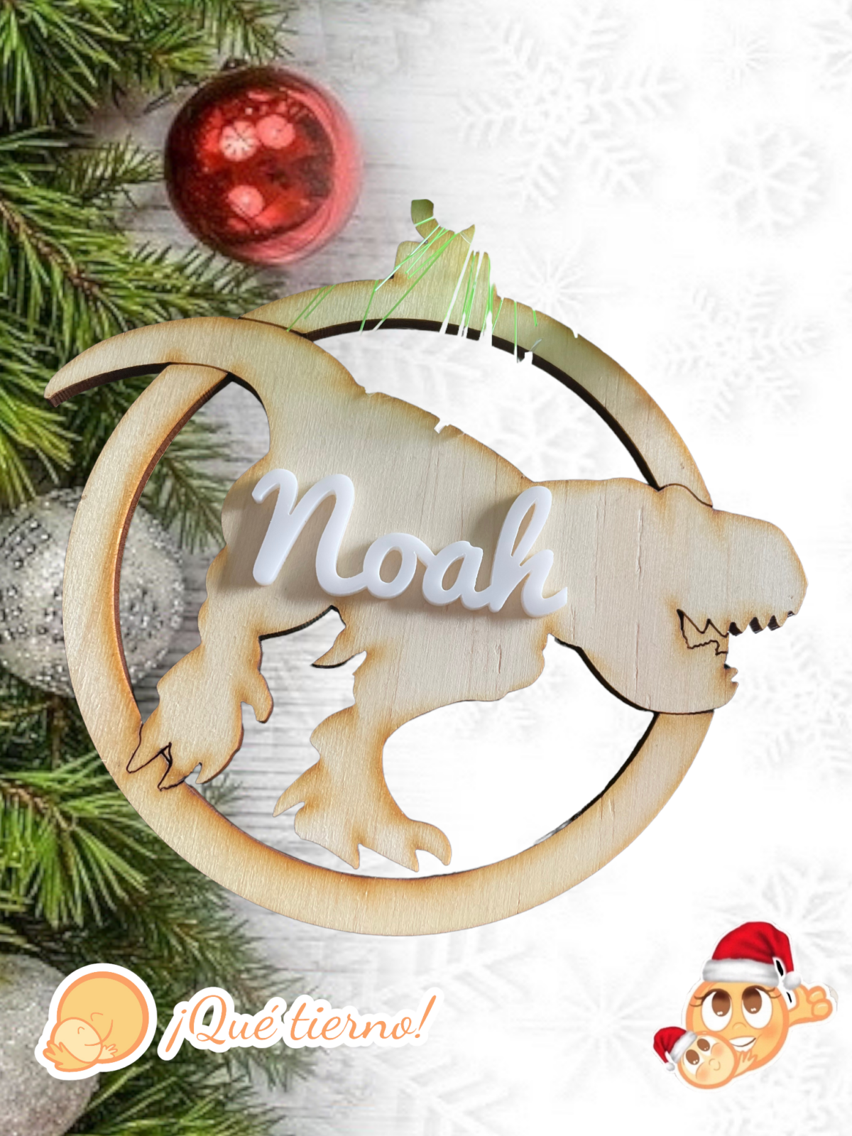 BOLA DINOSAURIO NAVIDAD QUE TIERNO PERSONALIZADA CANARIAS LAS PALMAS (20) BOLAS NAVIDAD QUE TIERNO PERSONALIZADA CANARIAS LAS PALMAS