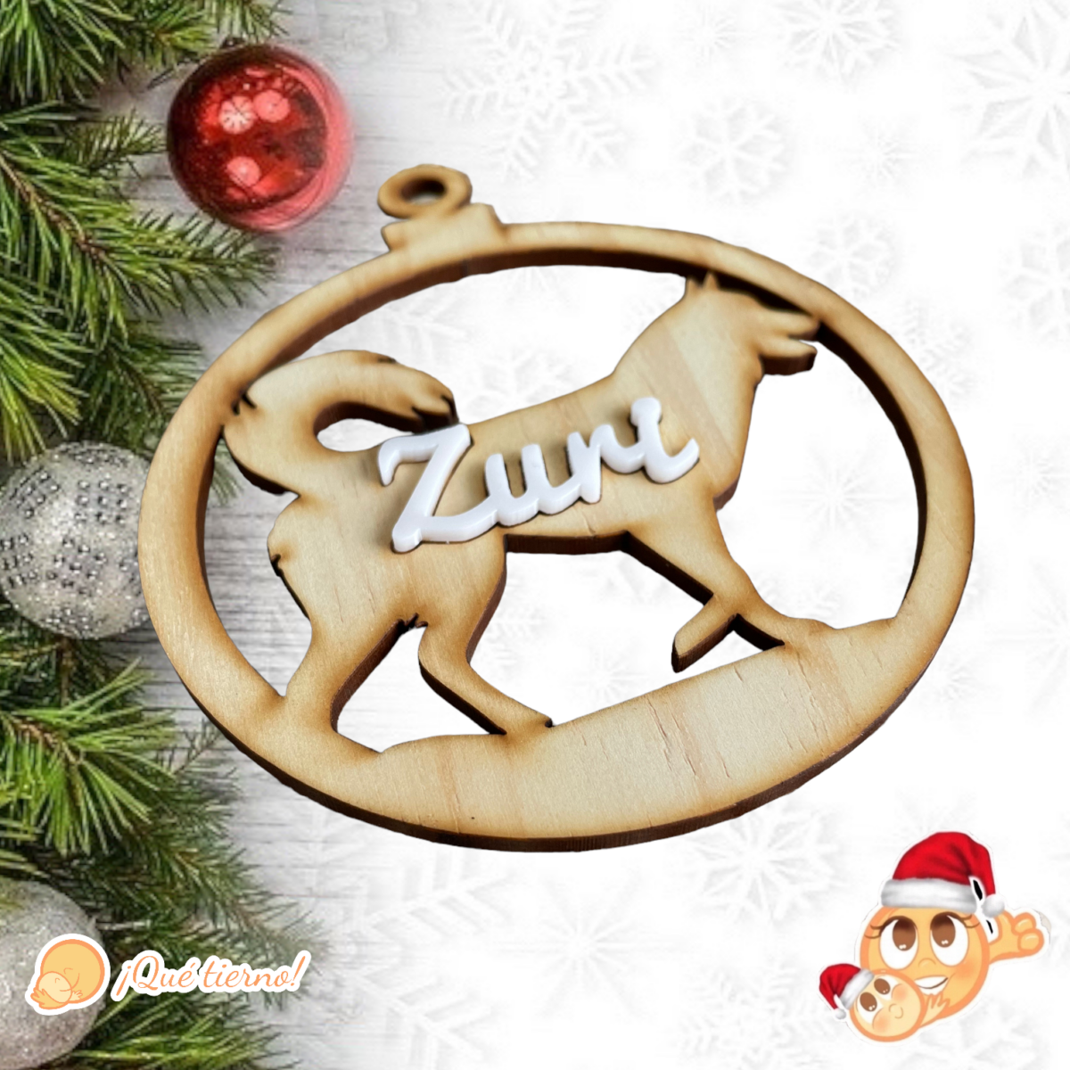 BOLAS NAVIDAD QUE TIERNO PERSONALIZADA CANARIAS LAS PALMAS