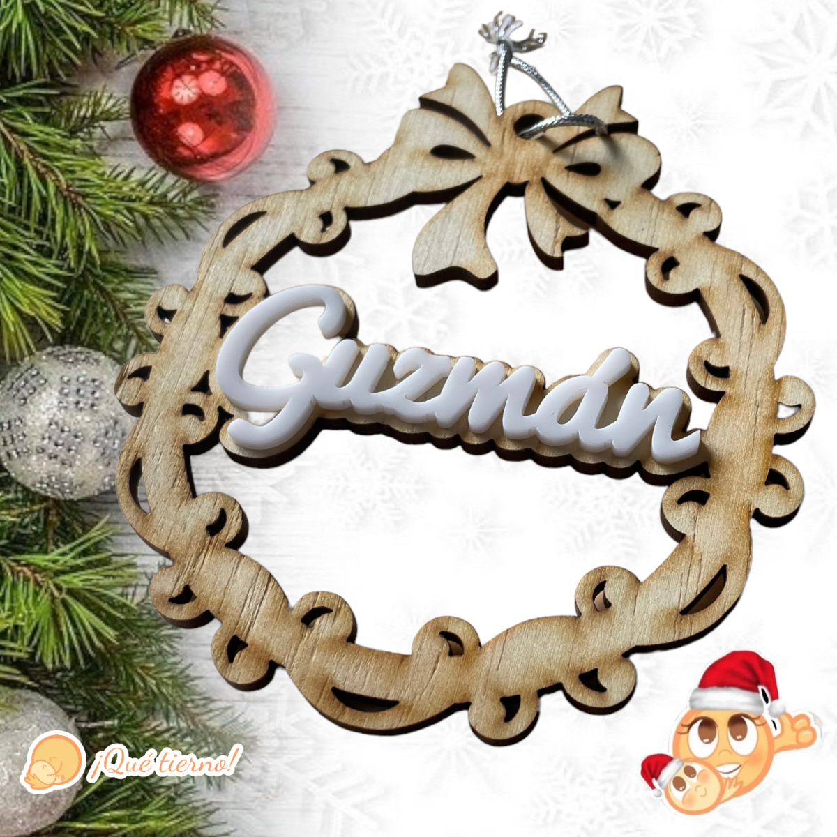 BOLAS NAVIDAD QUE TIERNO PERSONALIZADA CANARIAS LAS PALMAS