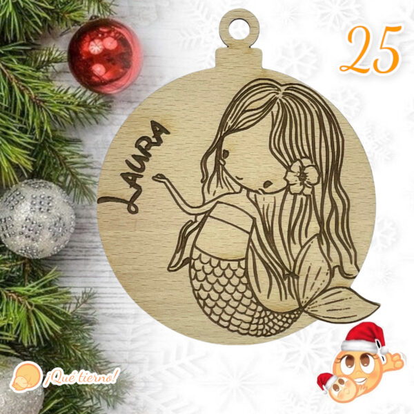 BOLAS NAVIDAD QUE TIERNO PERSONALIZADA CANARIAS LAS PALMAS