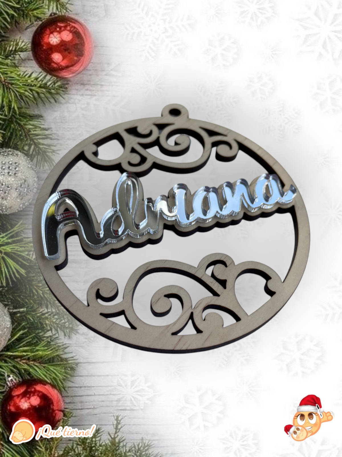 BOLAS NAVIDAD QUE TIERNO PERSONALIZADA CANARIAS LAS PALMAS