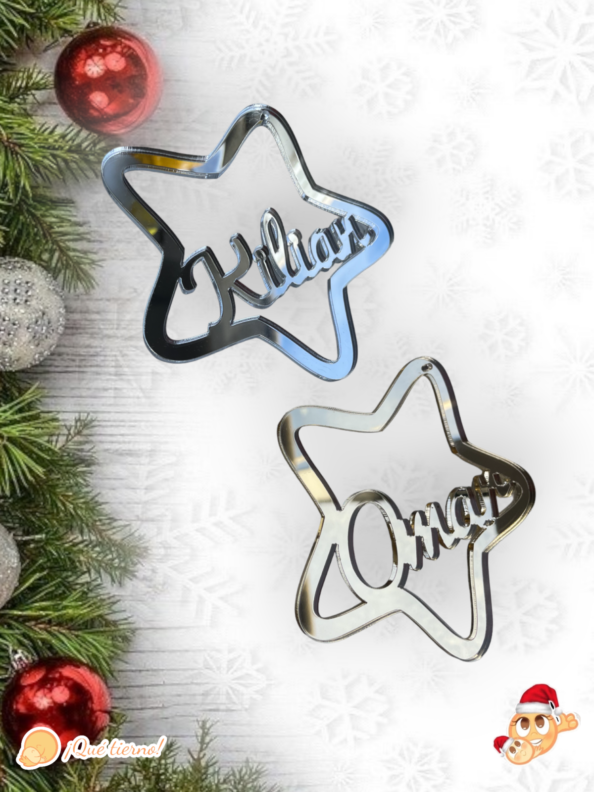 BOLAS NAVIDAD QUE TIERNO PERSONALIZADA CANARIAS LAS PALMAS