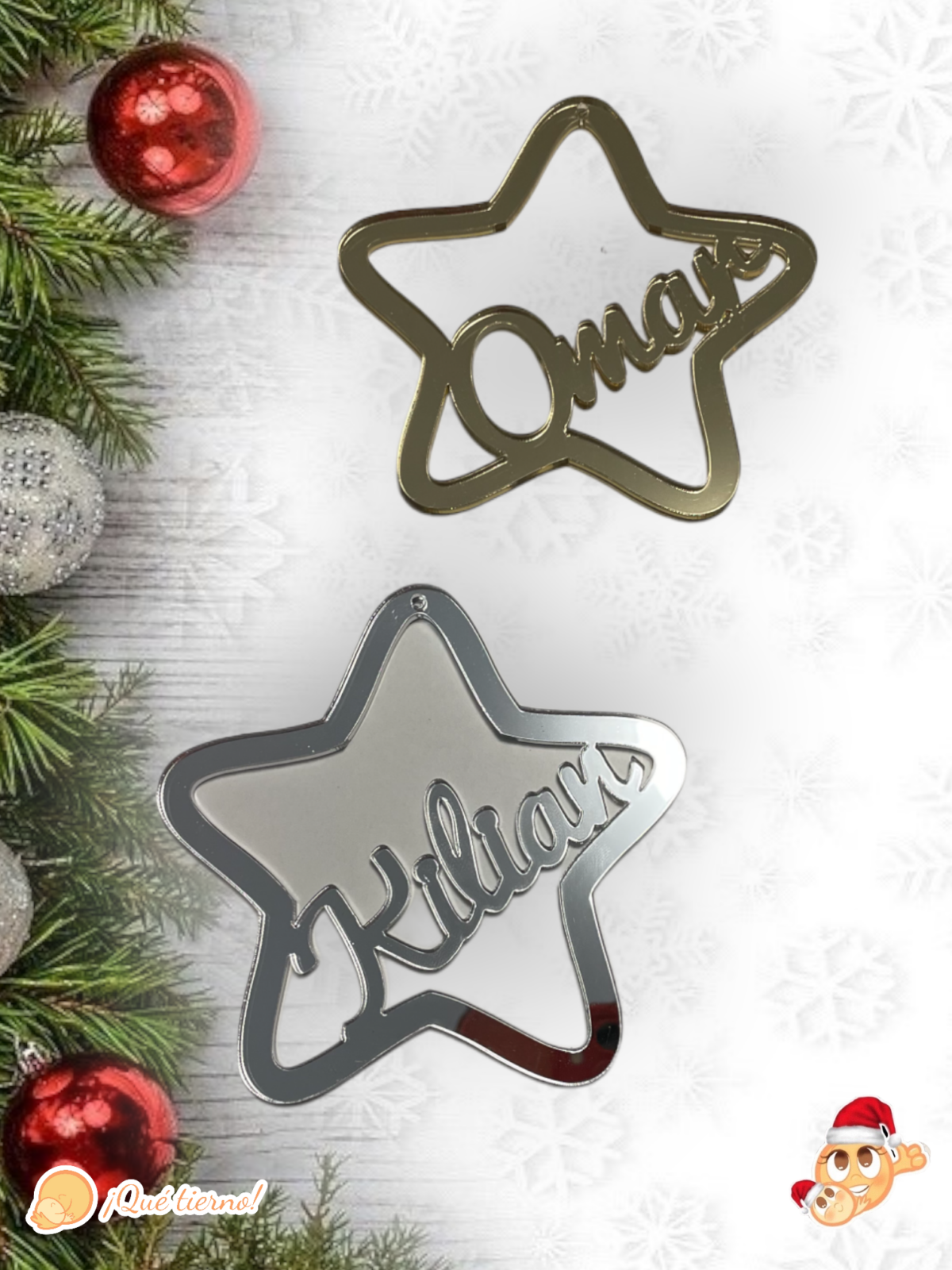 BOLAS NAVIDAD QUE TIERNO PERSONALIZADA CANARIAS LAS PALMAS