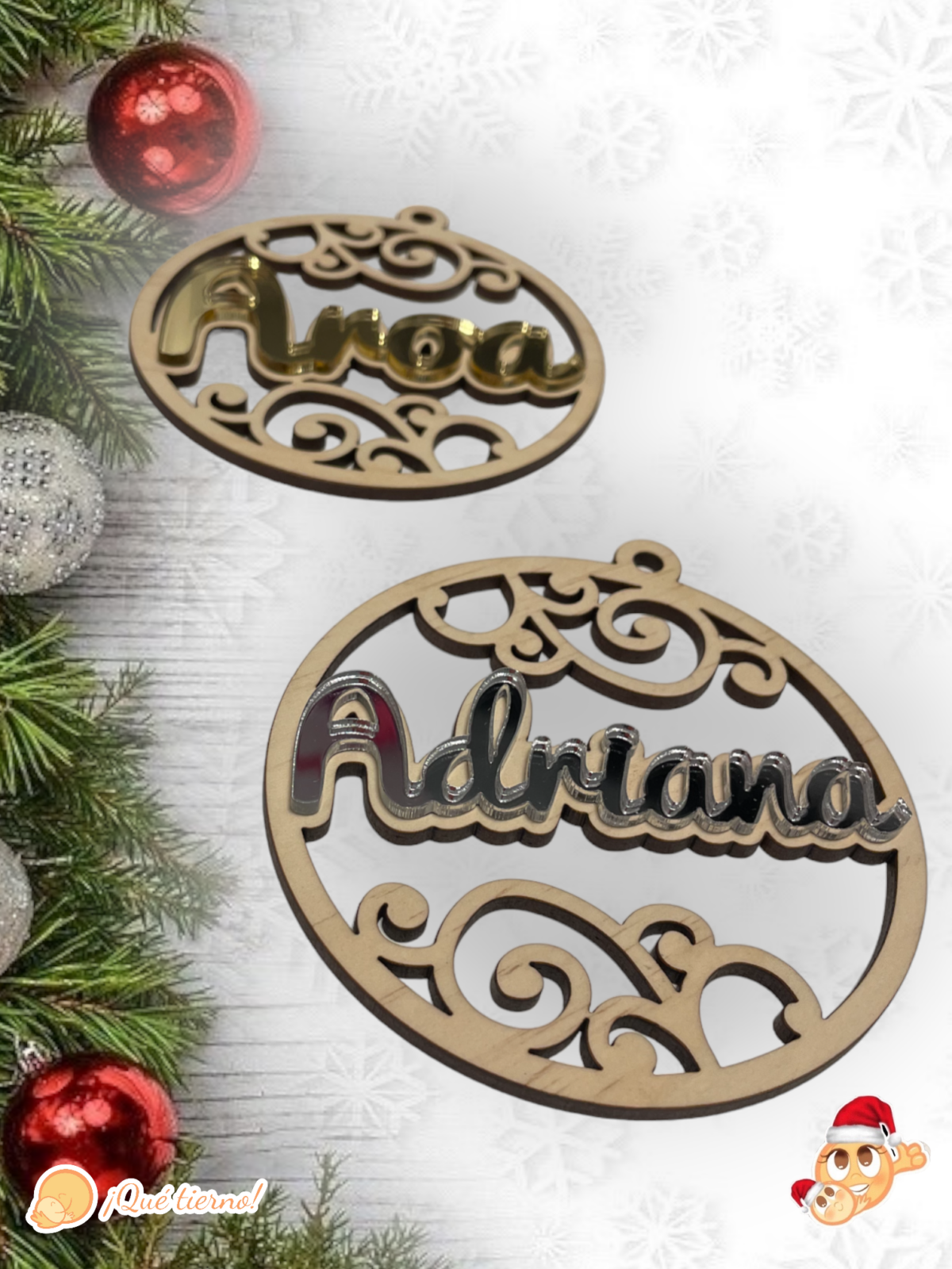 BOLAS NAVIDAD QUE TIERNO PERSONALIZADA CANARIAS LAS PALMAS