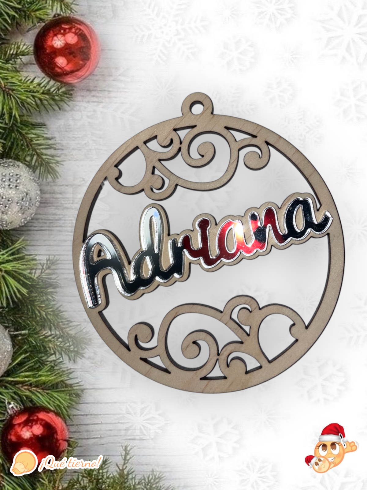 BOLAS NAVIDAD QUE TIERNO PERSONALIZADA CANARIAS LAS PALMAS