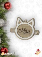 BOLA NAVIDAD QUE TIERNO CANARIAS MADERA PERSONALIZADO