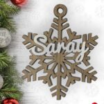 BOLA NAVIDAD QUE TIERNO CANARIAS MADERA PERSONALIZADO