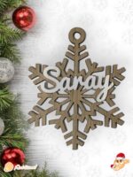 BOLA NAVIDAD QUE TIERNO CANARIAS MADERA PERSONALIZADO