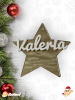 BOLA NAVIDAD QUE TIERNO CANARIAS MADERA PERSONALIZADO