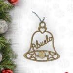 BOLA NAVIDAD QUE TIERNO CANARIAS MADERA PERSONALIZADO