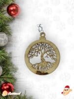 BOLA NAVIDAD QUE TIERNO CANARIAS MADERA PERSONALIZADO