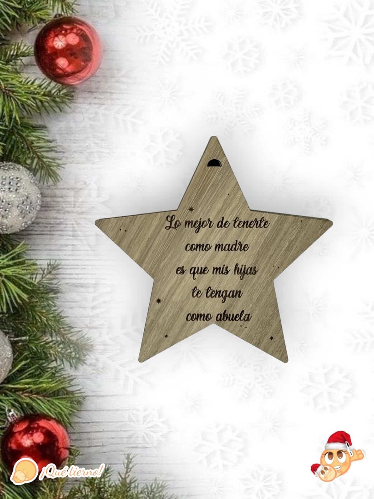 ESTRELLA MI PRIMERA NAVIDAD LAS PALMAS CANARIAS PERSONALIZADA QUE TIERNO