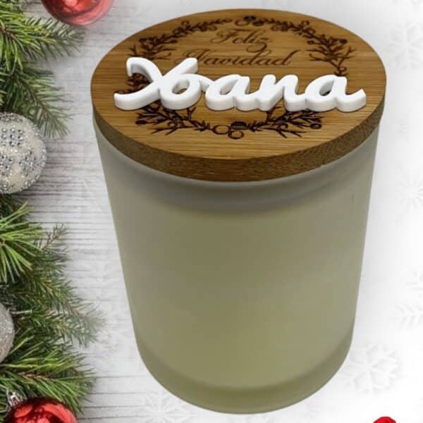 VELA VAINILLA NAVIDAD PROFE QUE TIERNO LAS PALMAS CANARIAS PERSONALIZADO (1)