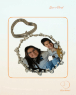 LLAVERO FLORAL FOTO PERSONALIZADA ACRILICO TRANSPARENTE QUE TIERNO LAS PALMAS CANARIAS