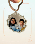 LLAVERO FLORAL FOTO PERSONALIZADA ACRILICO TRANSPARENTE QUE TIERNO LAS PALMAS CANARIAS
