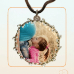 LLAVERO FLORAL FOTO PERSONALIZADA ACRILICO TRANSPARENTE QUE TIERNO LAS PALMAS CANARIAS