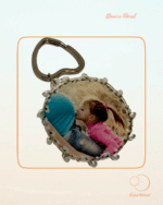 LLAVERO FLORAL FOTO PERSONALIZADA ACRILICO TRANSPARENTE QUE TIERNO LAS PALMAS CANARIAS