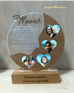 PLACA MAMÁ LUNA QUE TIERNO CANARIAS LAS PALMAS PERSONALIZADO MADERA