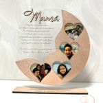 PLACA MAMÁ LUNA QUE TIERNO CANARIAS LAS PALMAS PERSONALIZADO MADERA
